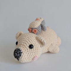 Polar bear and friend amigurumi pattern by Belle and Grace Handmade Crochet