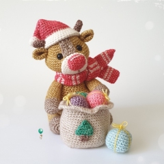 Romeo the Reindeer amigurumi pattern by Belle and Grace Handmade Crochet