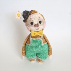 Samson Sloth and Phoebe Panda amigurumi pattern by Belle and Grace Handmade Crochet