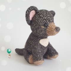 Tabitha the Tasmanian Devil  amigurumi pattern by Belle and Grace Handmade Crochet