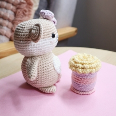 Aiko the Hamster amigurumi by Cara Engwerda