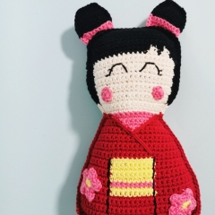 Ayako the Ragdoll amigurumi by Cara Engwerda