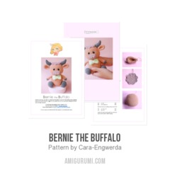 Bernie the Buffalo amigurumi pattern by Cara Engwerda