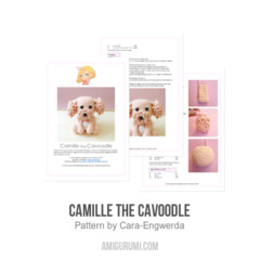 Camille the Cavoodle amigurumi pattern by Cara Engwerda