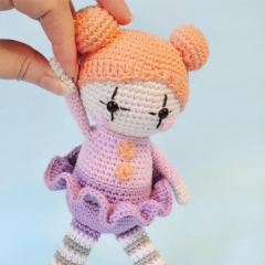 Clara the Clown Doll amigurumi pattern by Cara Engwerda