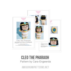 Cleo the Pharaoh  amigurumi pattern by Cara Engwerda