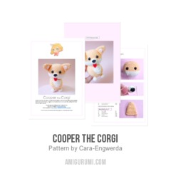 Cooper the Corgi amigurumi pattern by Cara Engwerda