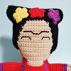 Frida the Ragdoll  amigurumi pattern by Cara Engwerda