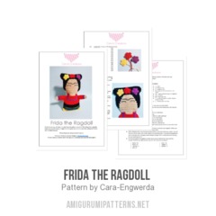 Frida the Ragdoll  amigurumi pattern by Cara Engwerda