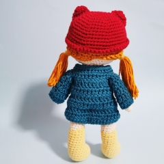 Gemma the Little Doll amigurumi pattern by Cara Engwerda