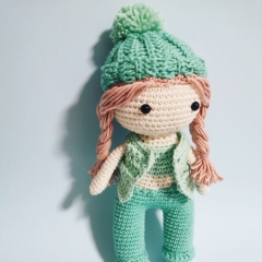 Isla the Little Doll amigurumi pattern by Cara Engwerda