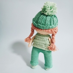 Isla the Little Doll amigurumi pattern by Cara Engwerda