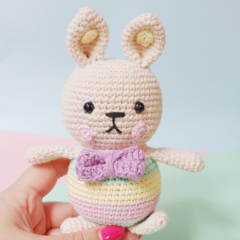 Keiko the Bunny amigurumi pattern by Cara Engwerda