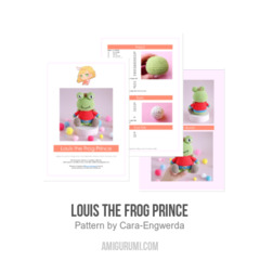 Louis the Frog Prince amigurumi pattern by Cara Engwerda