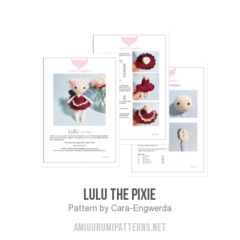 Lulu the Pixie amigurumi pattern by Cara Engwerda