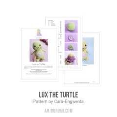 Lux the Turtle amigurumi pattern by Cara Engwerda