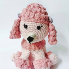 Posy the Poodle amigurumi pattern by Cara Engwerda