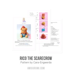 Rico the Scarecrow amigurumi pattern by Cara Engwerda