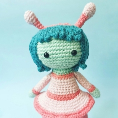 Rosie the Cosmic Girl amigurumi by Cara Engwerda