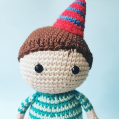 Saxon the Boy Doll amigurumi pattern by Cara Engwerda