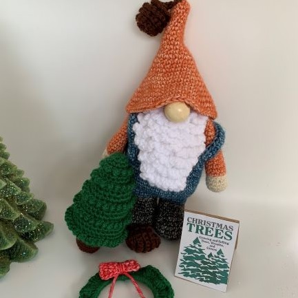 Fraser Fir the Gnome amigurumi pattern by PoseyplacebyDenise