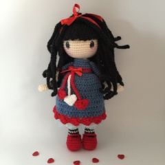 Love hearts on a string amigurumi by PoseyplacebyDenise