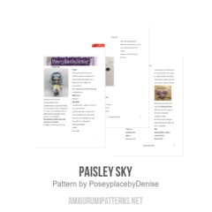 Paisley Sky amigurumi pattern by PoseyplacebyDenise