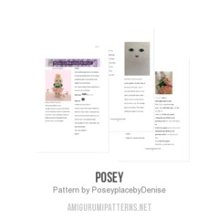 Posey amigurumi pattern by PoseyplacebyDenise