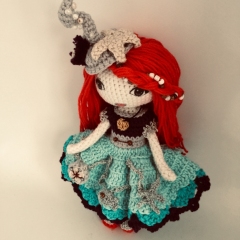 Steampunk Ariel amigurumi pattern by PoseyplacebyDenise