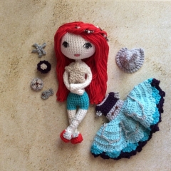 Steampunk Ariel amigurumi by PoseyplacebyDenise