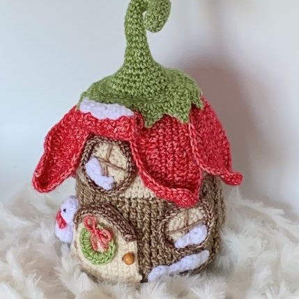 Winter Fairy House amigurumi pattern by PoseyplacebyDenise