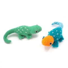 Abayomi the Agama Lizard amigurumi pattern by Smiley Crochet Things