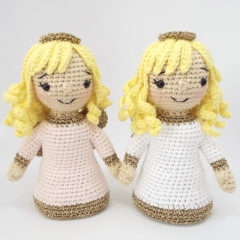 Angelica the Angel Christmas Tree Topper amigurumi by Smiley Crochet Things