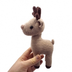 Cinnamon the Reindeer amigurumi pattern by Smiley Crochet Things