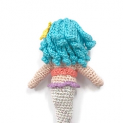 Cordelia the Mermaid Doll amigurumi pattern by Smiley Crochet Things