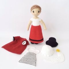 Gwen the Welsh Doll  amigurumi pattern by Smiley Crochet Things