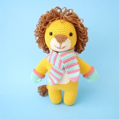 Leonard the Lion amigurumi pattern by Smiley Crochet Things