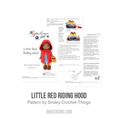 Little Red Riding Hood amigurumi pattern by Smiley Crochet Things