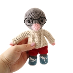 Mortimer the Mole amigurumi by Smiley Crochet Things