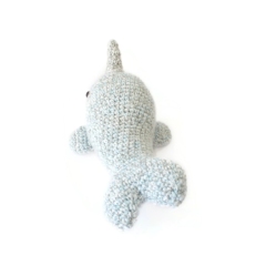 Norbert the Narwhal amigurumi pattern by Smiley Crochet Things