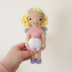 Pearl the Tooth Fairy  amigurumi pattern by Smiley Crochet Things