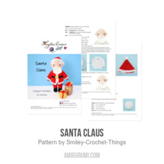 Santa Claus amigurumi pattern by Smiley Crochet Things