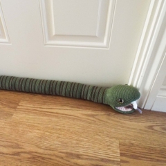 Septimus the Rainbow Snake amigurumi by Smiley Crochet Things