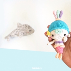 NERY the mermaid amigurumi pattern by Nanani