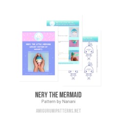NERY the mermaid amigurumi pattern by Nanani