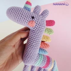 Pastel Unicorn amigurumi pattern by Nanani