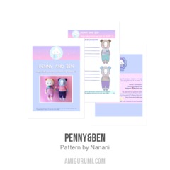Penny&Ben amigurumi pattern by Nanani