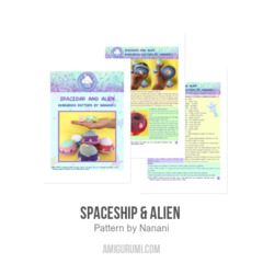 Spaceship & Alien  amigurumi pattern by Nanani