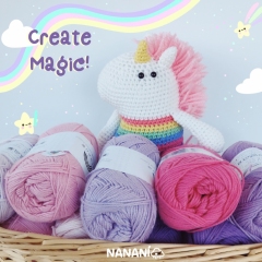 Unico the Unicorn amigurumi by Nanani