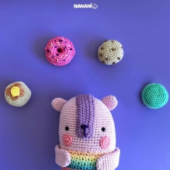 Yummy Bear amigurumi pattern by Nanani